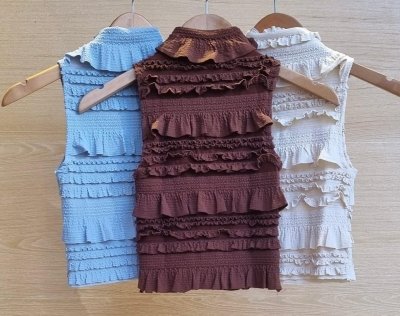 Cropped Regata FruFru Marrom